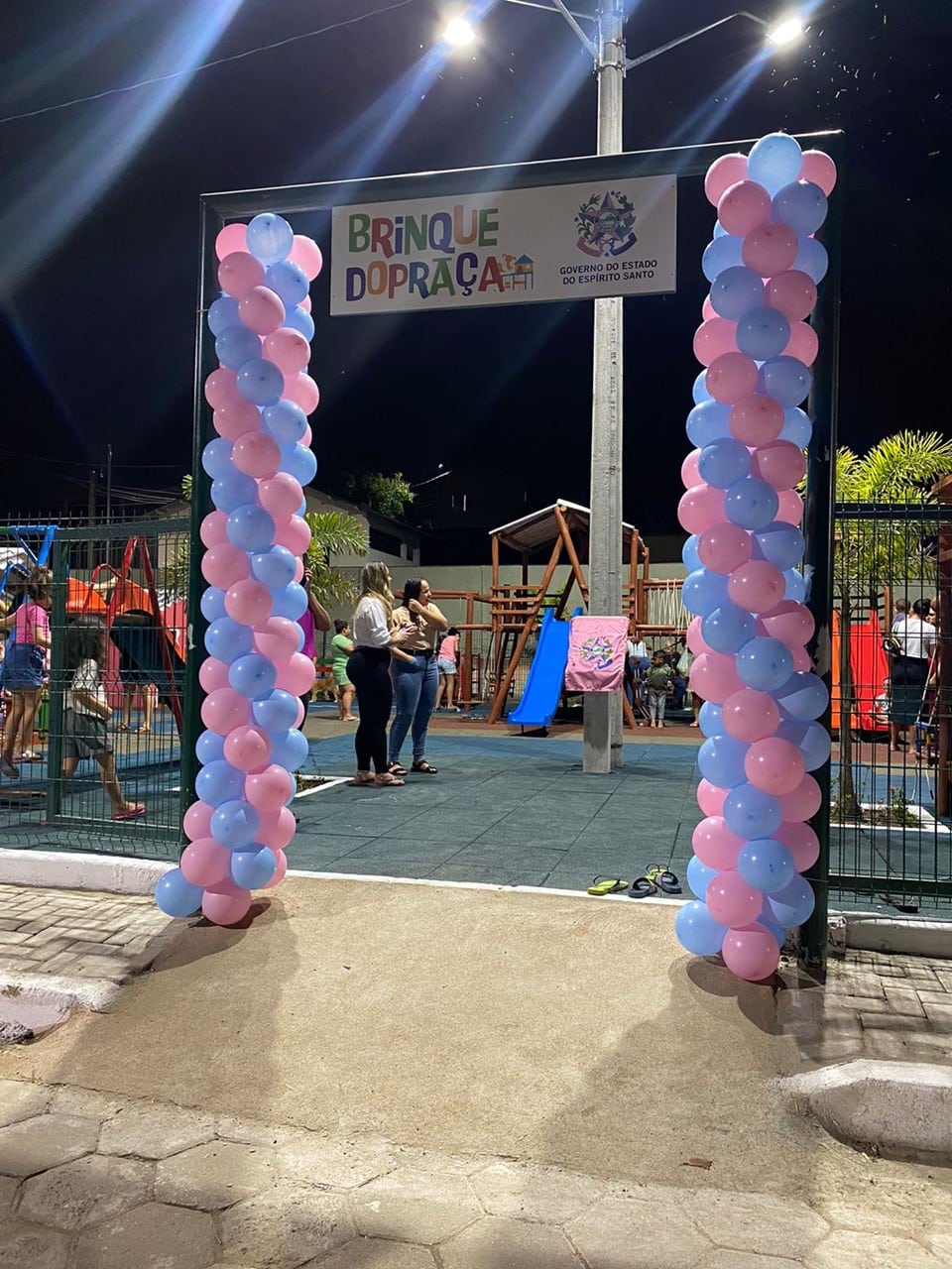 A inauguração da primeira Brinquedopraça do Espírito Santo em João Neiva marca um passo importante no desenvolvimento infantil. Foto: Governo do ES