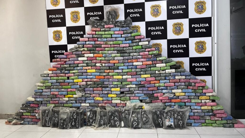 Mais de 500 kg de cocaína pura foram apreendidos em Vila Velha