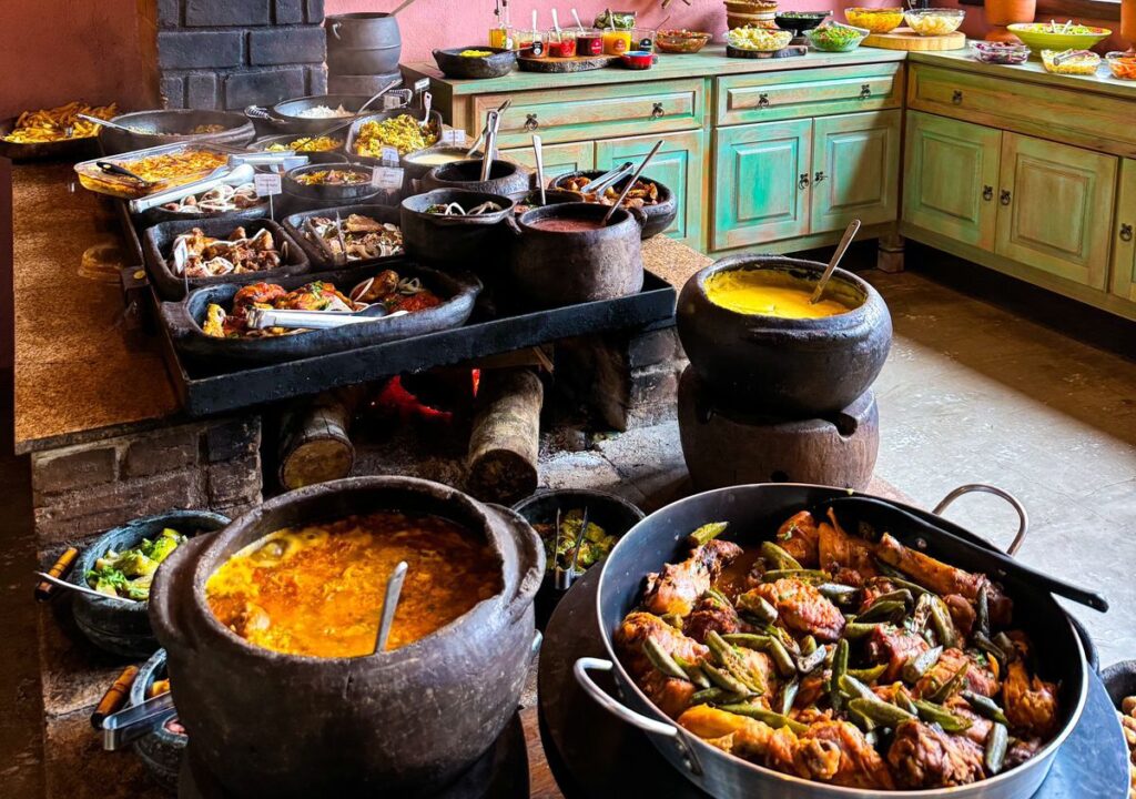 Restaurante Grão da Terra, em Pedra Azul