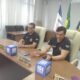 José Darcy Arruda e Rodrigo Sandi Mori em coletiva de imprensa na sede da Polícia Civil