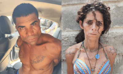 Valmir Santana Ribeiro, de 38, e Adriana de Souza Santos, de 36, são suspeitos de matar a facadas os pais da primeira-dama de Cachoeiro de Itapemirim