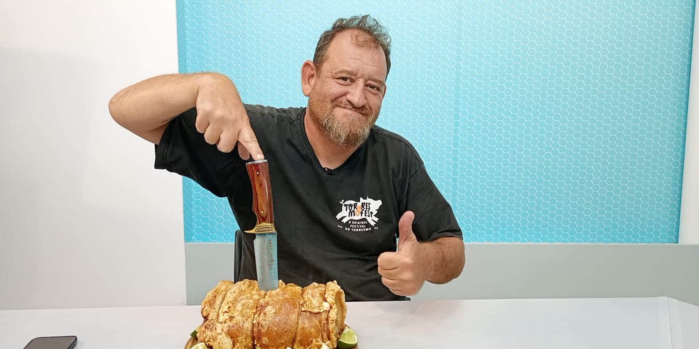 O organizador do Torresmofest, Valternei Schutz, destacou a diversidade de pratos como baião de dois, arroz carreteiro, feijão tropeiro, e sanduíches de costela e hambúrgueres. Foto: Rafael Nery