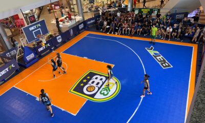 Basquete 3x3 é atração no Shopping Praia da Costa. Foto: Divulgação