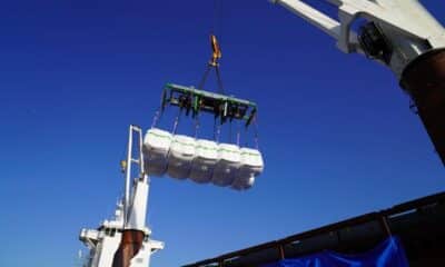 Primeiro embarque de café em breakbulk no Porto de Vitória. Foto: Divulgação