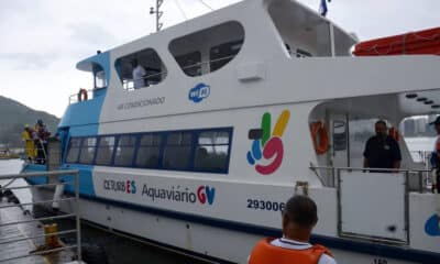 Embarcação Morro do Moreno do Sistema Aquaviário chega a Grande Vitória