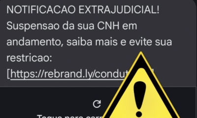 Golpe de falsas mensagens do Detran-ES sobre notificações de penalidade enviadas a condutores