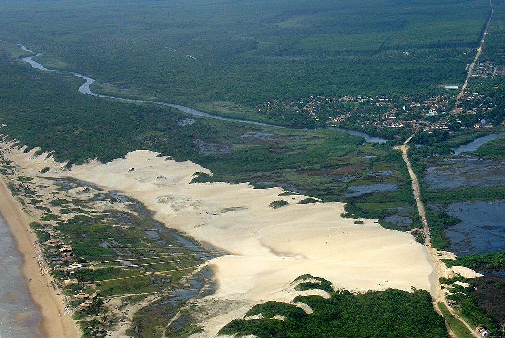 O Parque de Itaúnas, em Conceição da Barra