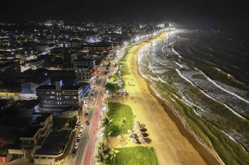 Praia de Jacaraípe, na Serra