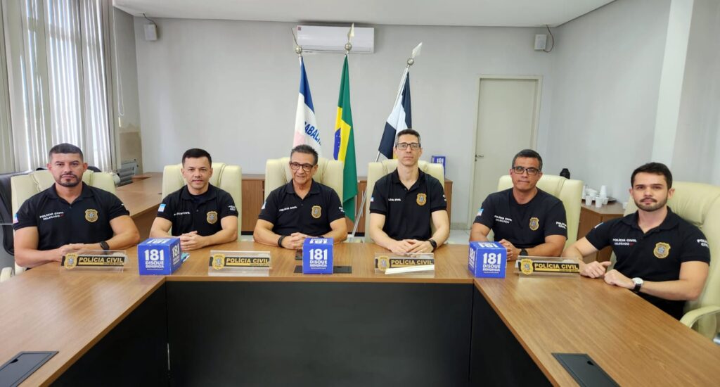 Solução de assassinato de adolescente autista pelo próprio pai foi divulgada em coletiva de imprensa. Foto Divulgação PC