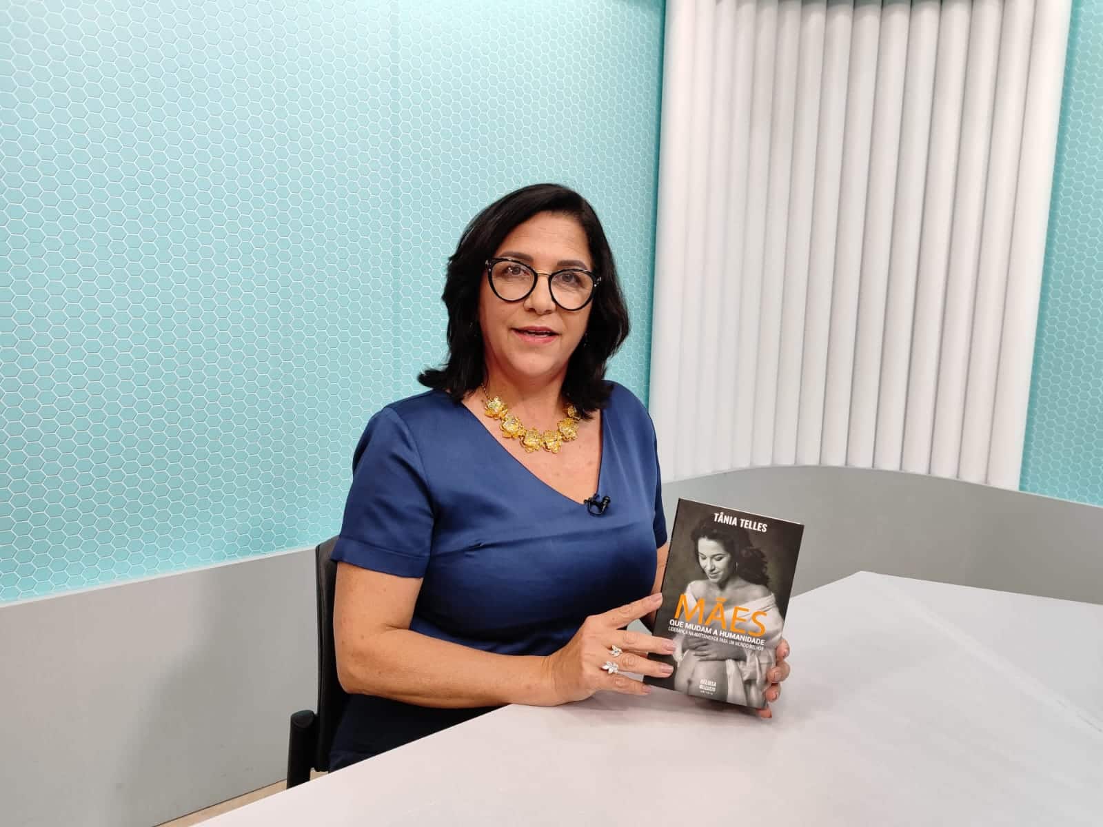 Tânia Teles no lançamento do livro Mães que Mudam a Humanidade, uma obra que conecta maternidade e liderança. Foto: Fernanda Côgo