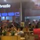 Incêndio em hamburgueria no Shopping Vila Velha.