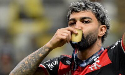 Gabigol ganhou 13 títulos pelo Flamengo. Foto: Reprodução