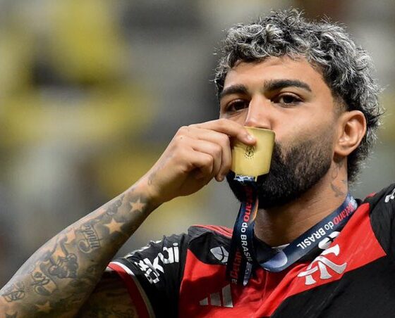 Gabigol ganhou 13 títulos pelo Flamengo. Foto: Reprodução