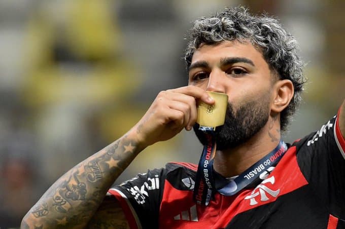 Gabigol ganhou 13 títulos pelo Flamengo. Foto: Reprodução