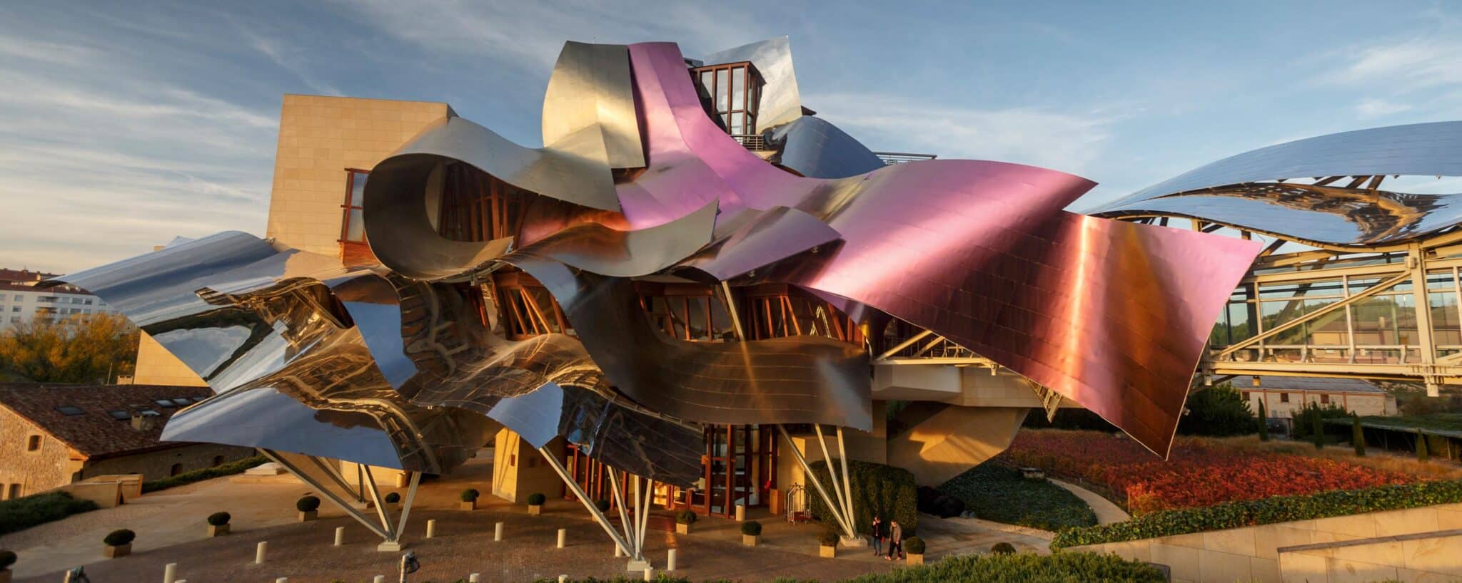 Hotel da vinícola Marquês de Riscal, premiada na World's Best Vineyards. Foto: Divulgação