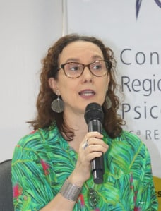 psicóloga Ana Claudia Gama Barreto, conselheira do Conselho Regional de Psicologia do Espírito Santo (CRP-ES)