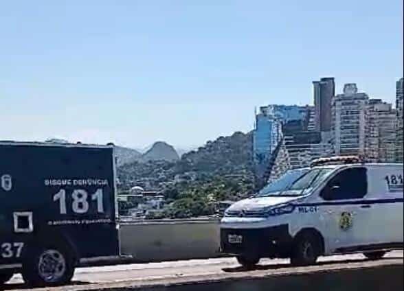 Acidente na 3ª Ponte deixou uma pessoa morta. Motoristas relatam lentidão nos dois sentidos. Foto: Leitor