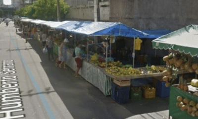 Feira livre da R. Humberto Serrano, na Praia da Costa, em Vila Velha