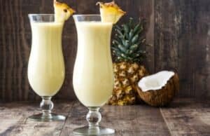 Pina colada sem álcool. Foto: Freepik