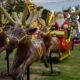 Trenó do Papai Noel no Parque da Prainha, em Vila Velha