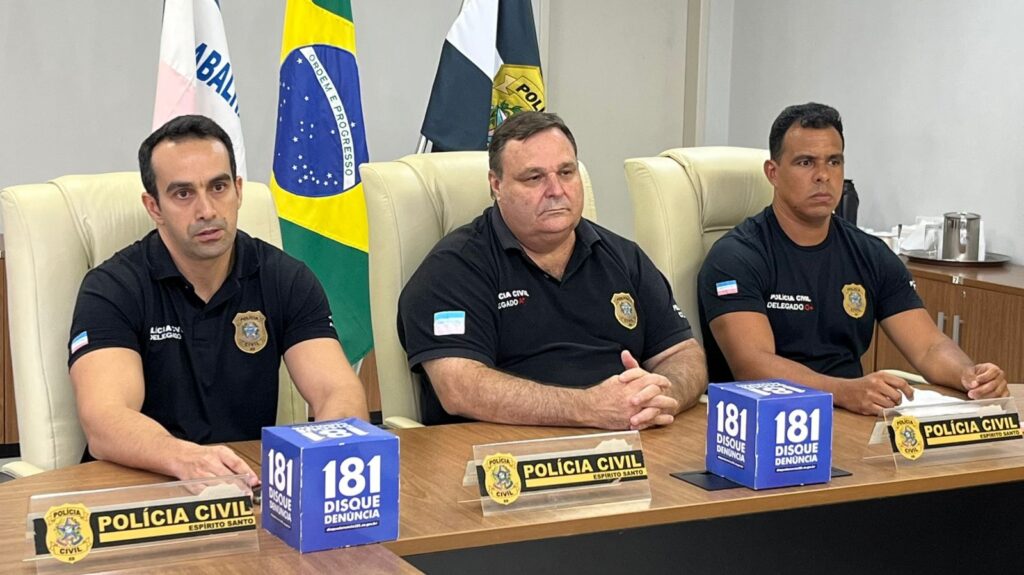 Desfecho do assassinato do menino Davy Luccas foi apresentado em coletiva e imprensa. Foto: Divulgação/PC