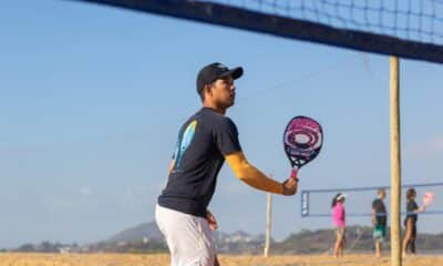 Torneio internacional de beach tennis em Camburi começa nesta quinta. Foto: Divulgação