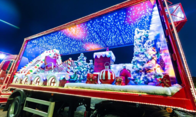 Caravana de Natal da Coca-Cola. Foto: Reprodução/Prefeitura de Poços de Caldas