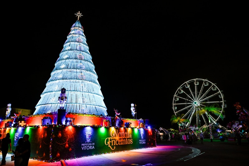 Natal de Encantos Praça do Papa, em Vitória. Foto: Jansen Lube