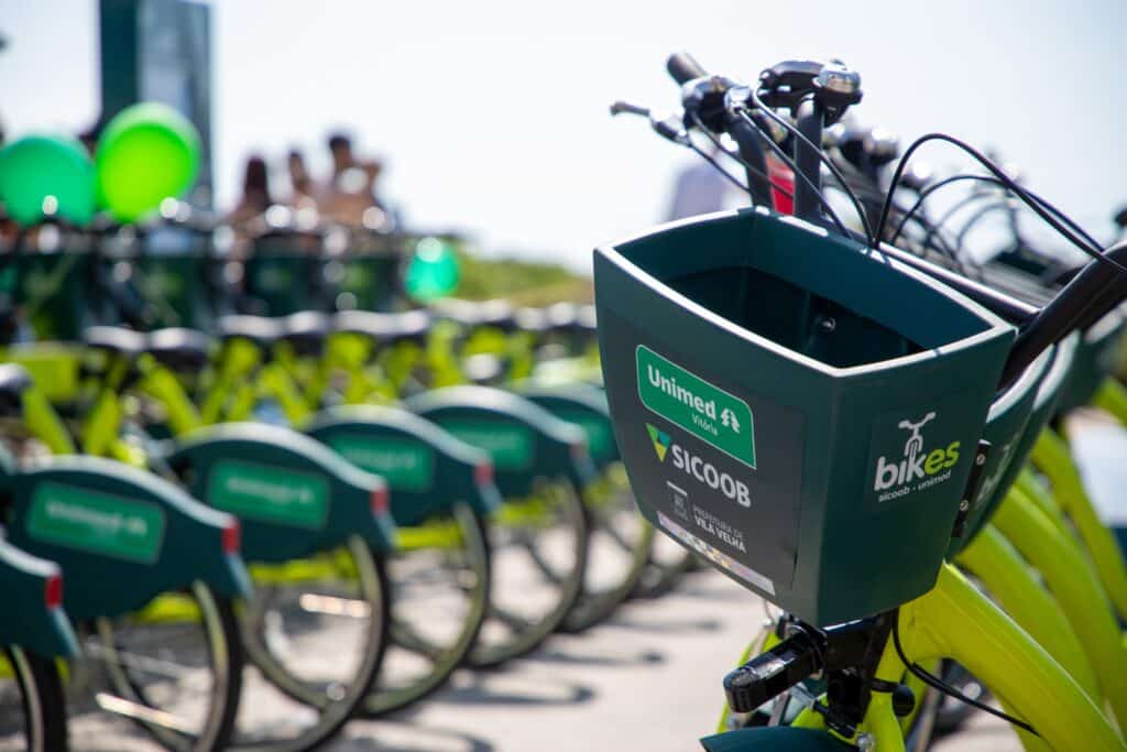 Bicicletas compartilhadas do BikES em Vila Velha