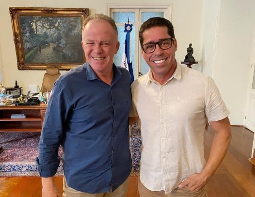 Renato Casagrande e Marcelo Santos: Foto: reprodução Instagram