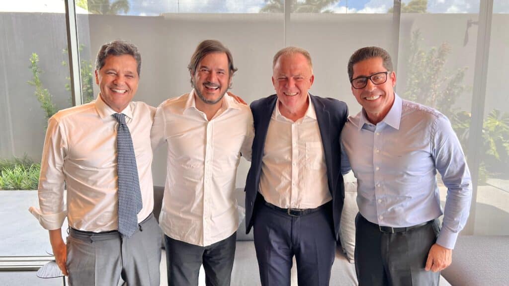 Ricardo Ferraço, Antônio de Rueda, Renato Casagrande e Marcelo Santos