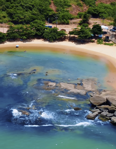 Praia da Gamboa, em Itaipava, foi apelidada de Caribe Capixaba