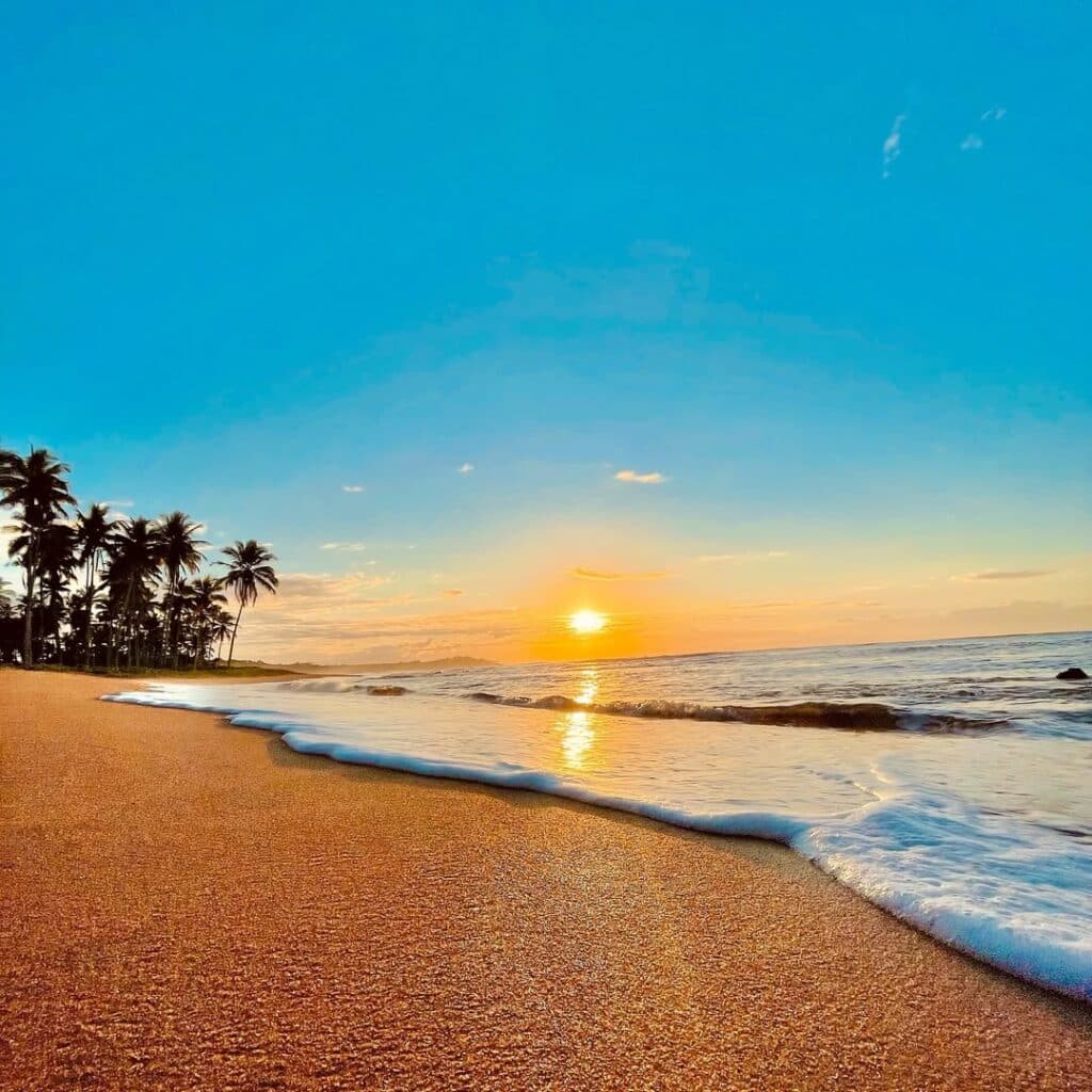 Praia dos Coqueiros, em Aracruz