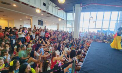 Diversão garantida no último final de semana do Circuito da Galinha Pintadinha no Shopping Montserrat. Foto: Divulgação