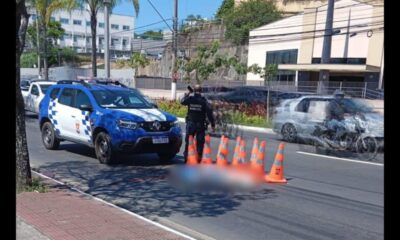 Acidente deixa idosa de 77 anos morta por atropelamento em Vitória. Foto: Divulgação