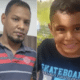 Fernando Nascimento, preso pelo assassinato do filho, ao lado da vítima, Bernardo, de 6 anos