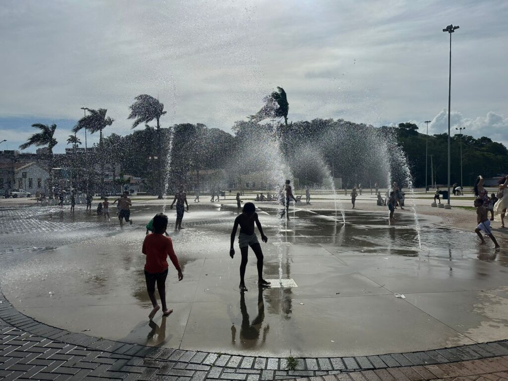 Fonte interativa da Prainha, em Vila Velha