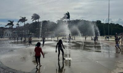 Fonte interativa da Prainha, em Vila Velha