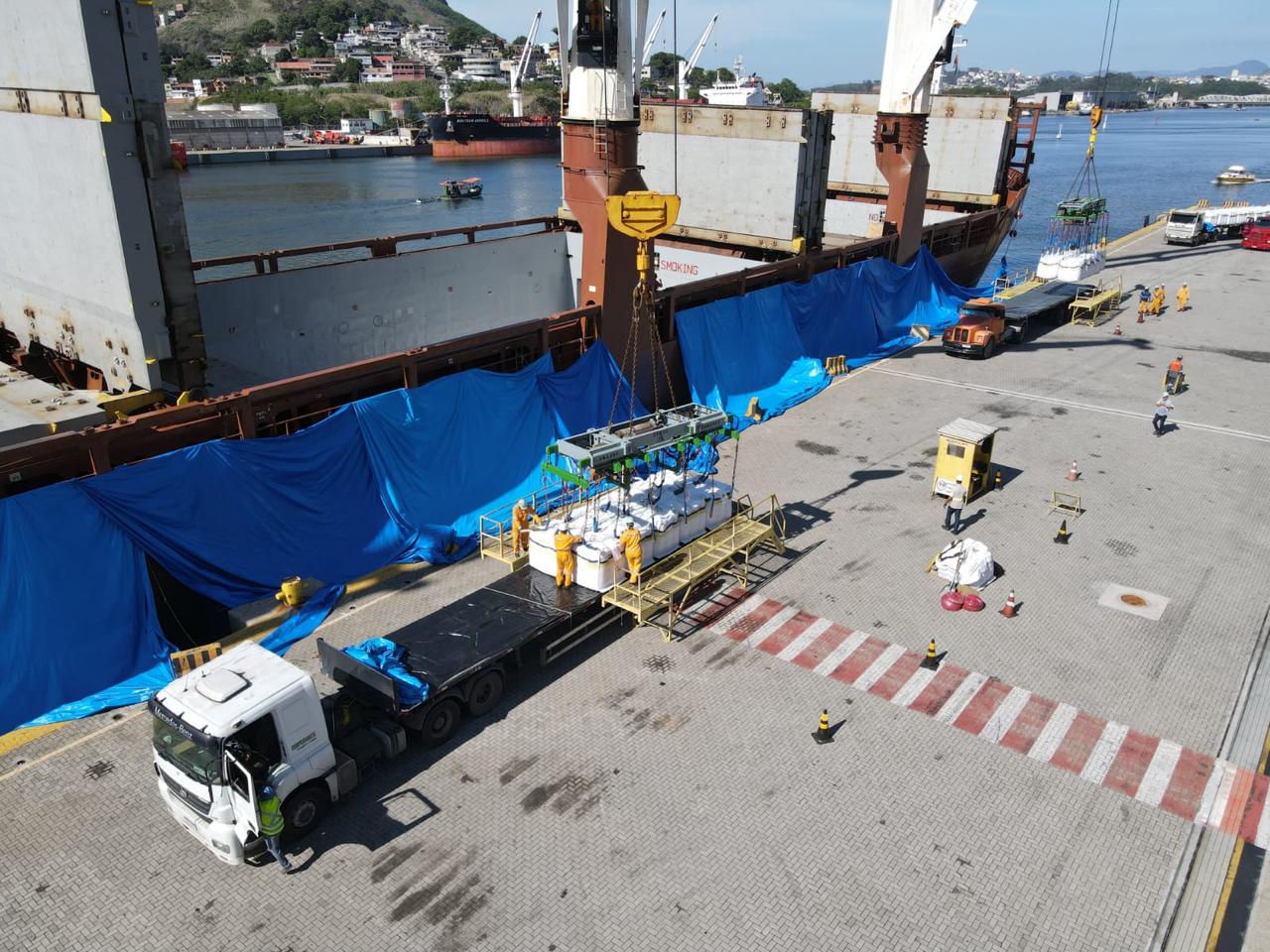 Porto de Vitória teve obras de revitalização. Foto: Divulgação