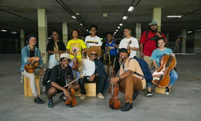 Orquestra da Quebrada une clássico e hip-hop em escolas de Cariacica e Viana com patrocínio da ES Gás. Foto: Divulgação