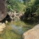 Piscina natural na Fazenda Dona Laura, em Pancas