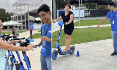 Aulas gratuitas de condução segura para patinetes acontecem neste fim de semana em Vila Velha