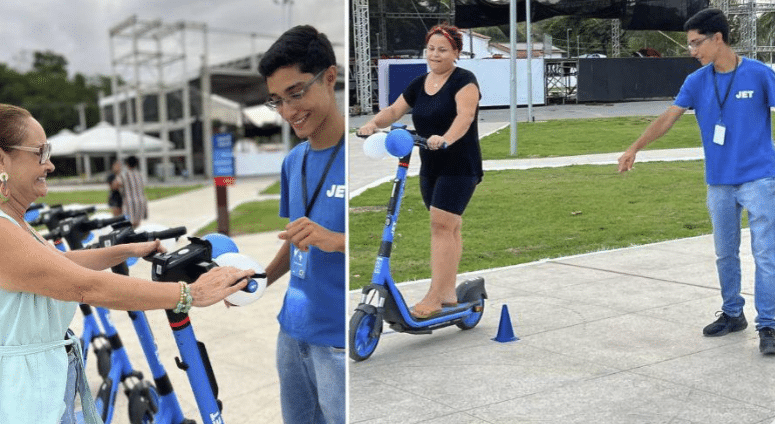 Aulas gratuitas de condução segura para patinetes acontecem neste fim de semana em Vila Velha