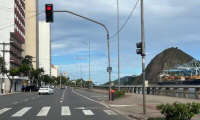 Avenida Beira-Mar, no Centro de Vitória