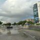 Chuva na Praia de Camburi, em Vitória