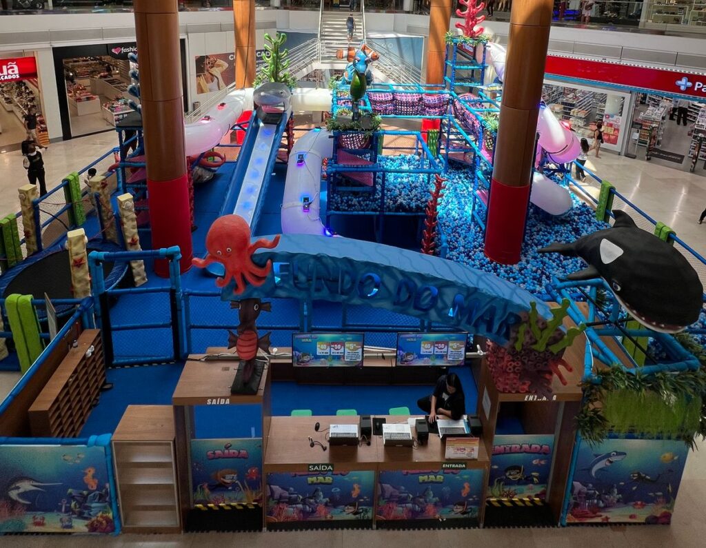 Fundo do Mar é nova atração no Shopping Vitória