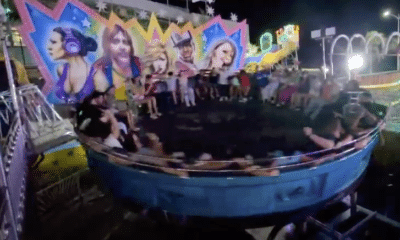 Portão solto no Taga Disco atingiu frequentadores no Magic Park, no Boulevard Shopping Vila Velha