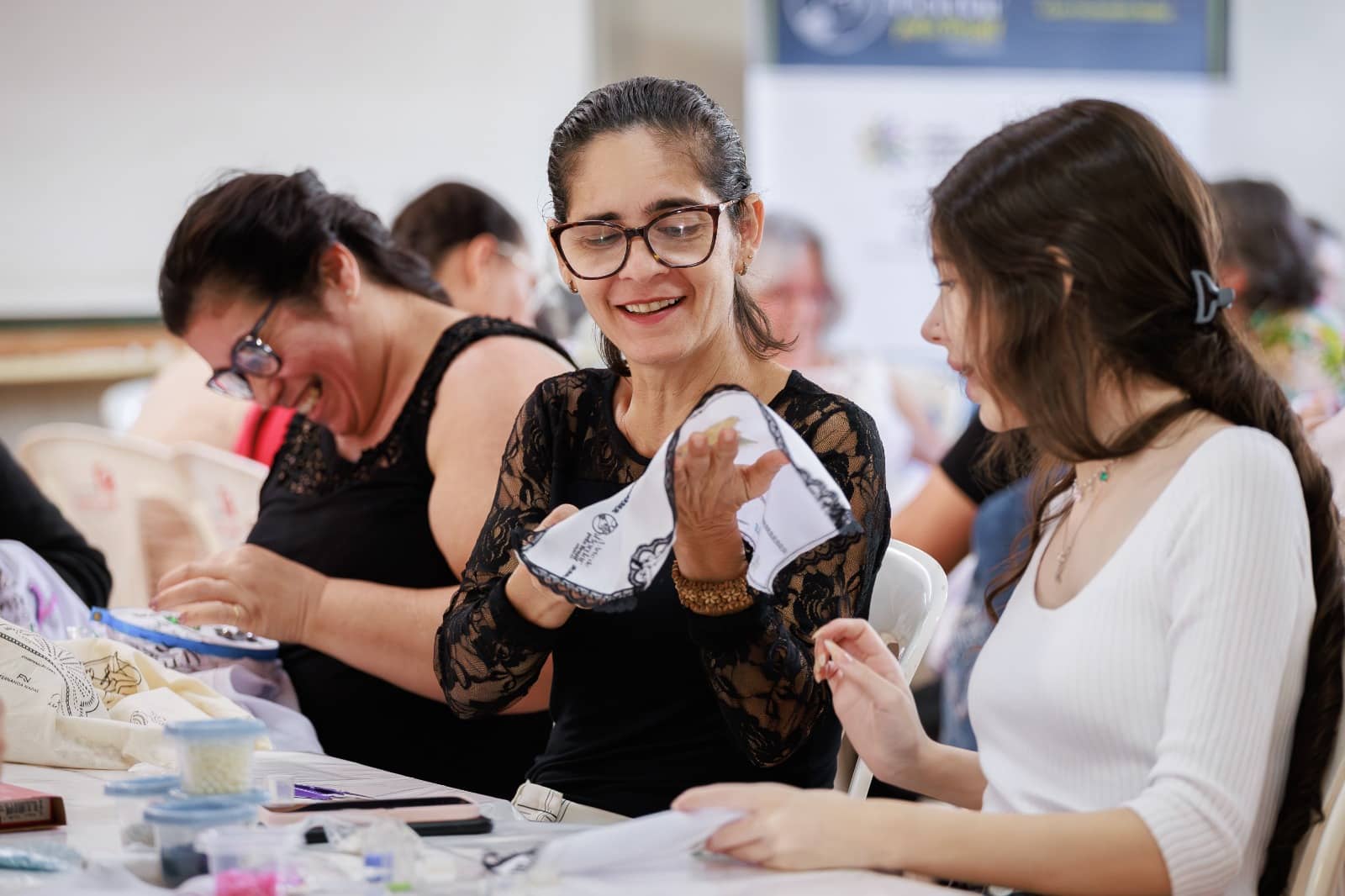 Projeto "A Arte de Bordar". Foto: Divulgação