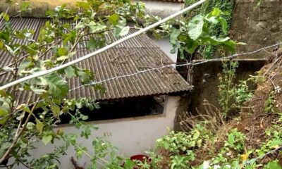 Moradores do bairro Joana D’arc, em Vitória, deixaram suas casas por risco de deslizamento