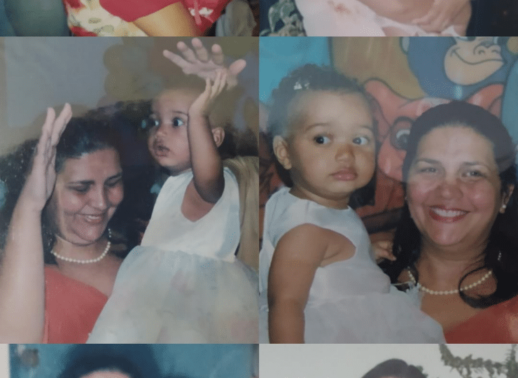 Ester e Dalva celebram dois aniversários, um do nascimento e outro do dia em que se tornaram 'família de verdade' através da adoção. Foto: Arquivo Pessoal